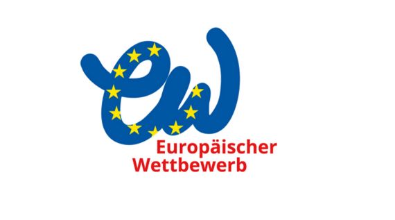 Logo vom Europäischer Wettbewerb auf weißen Hintergrund