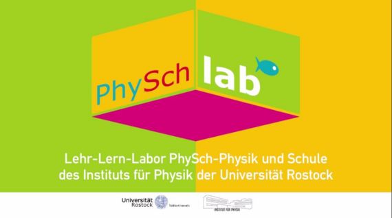 Das Logo des Lehr-Lern-Labors PhySch-Lab der Universität Rostock