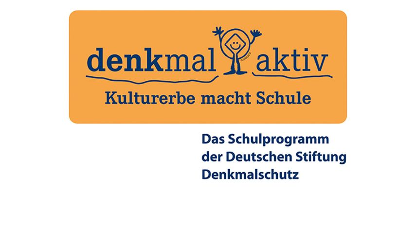 Das Logo des Schulwettbewerbs denkmal aktiv