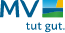 Logo: MV (Mecklenburg-Vorpommern) tut gut.